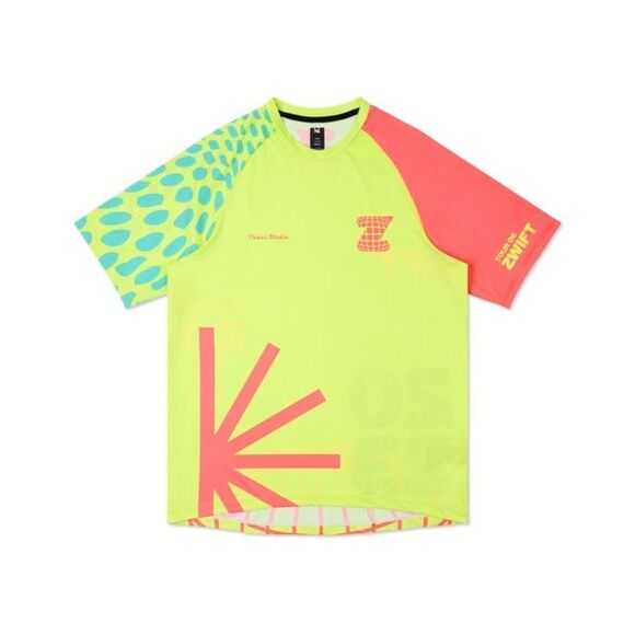 Pedal Mafia Tech T Shirt Size L‎ Yellow NWT in packaging - Picture 2 of 10